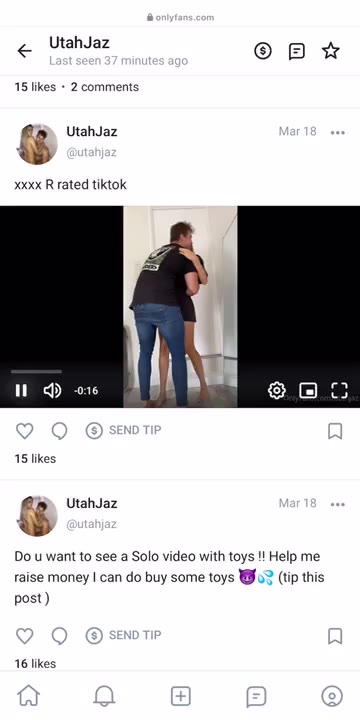 utahjaz onlyfans sex tape