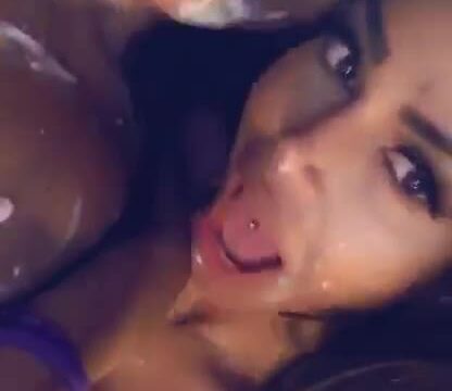 Exposed Stormi Maya blowjob