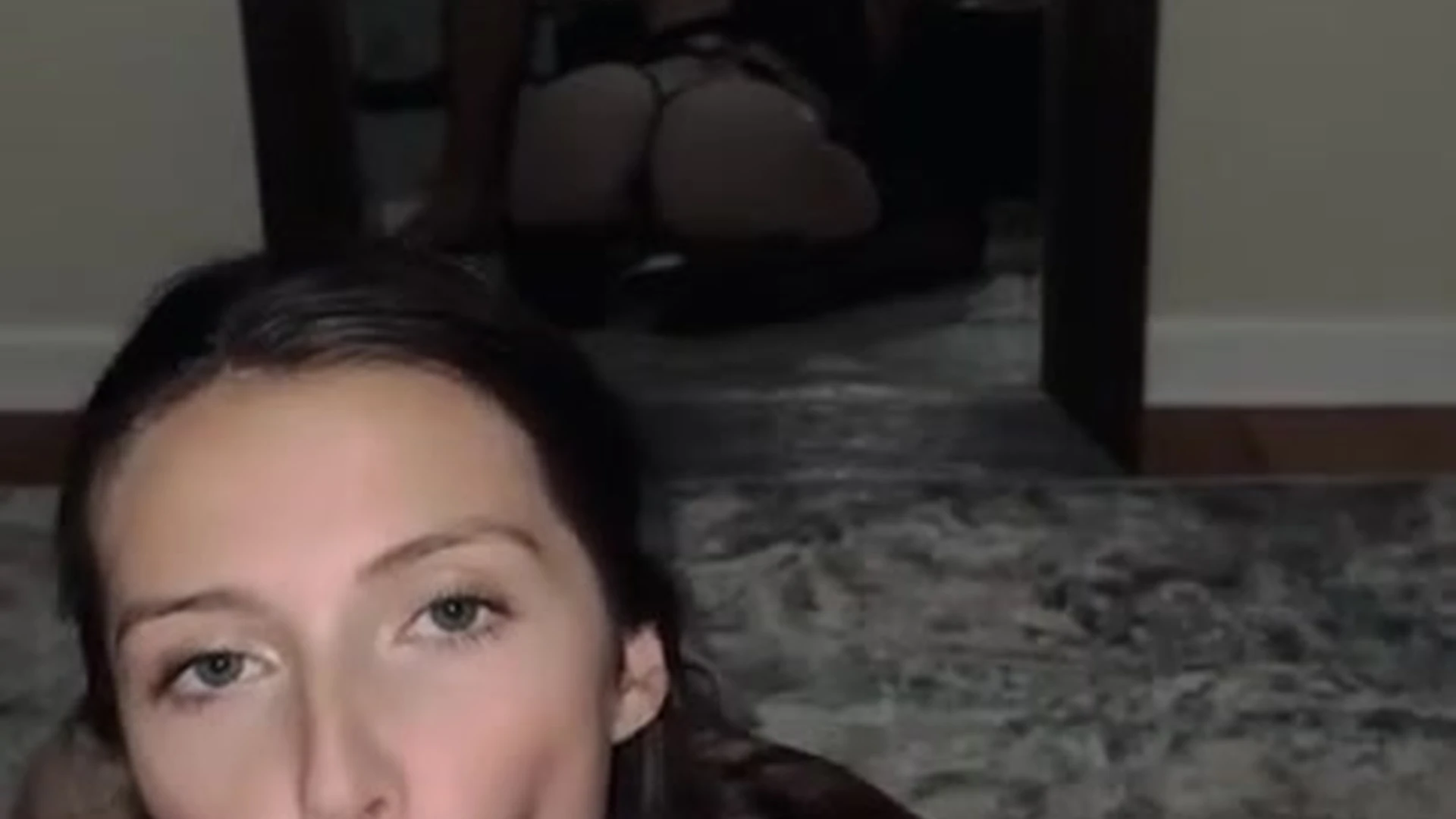 Exposed slutty hoe Babe Skylar blue boobs